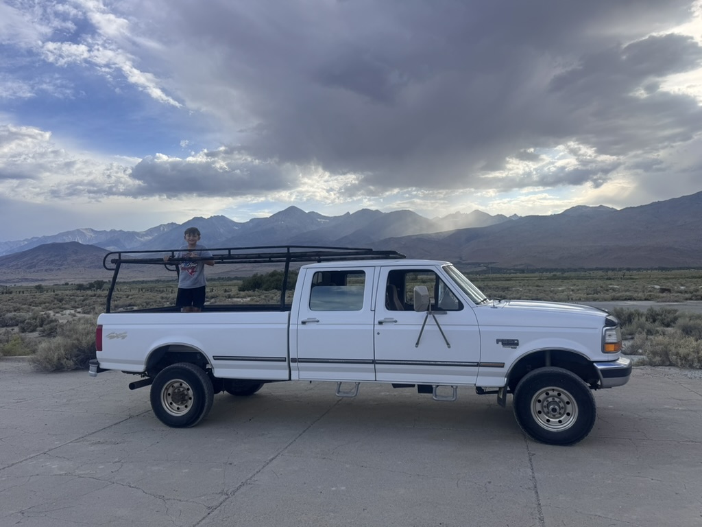 The 1996 F-350 as it arrived